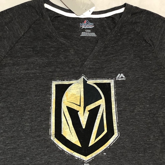 Majestic Charcoal Tee with Bold Emblem - Picture 2 of 8